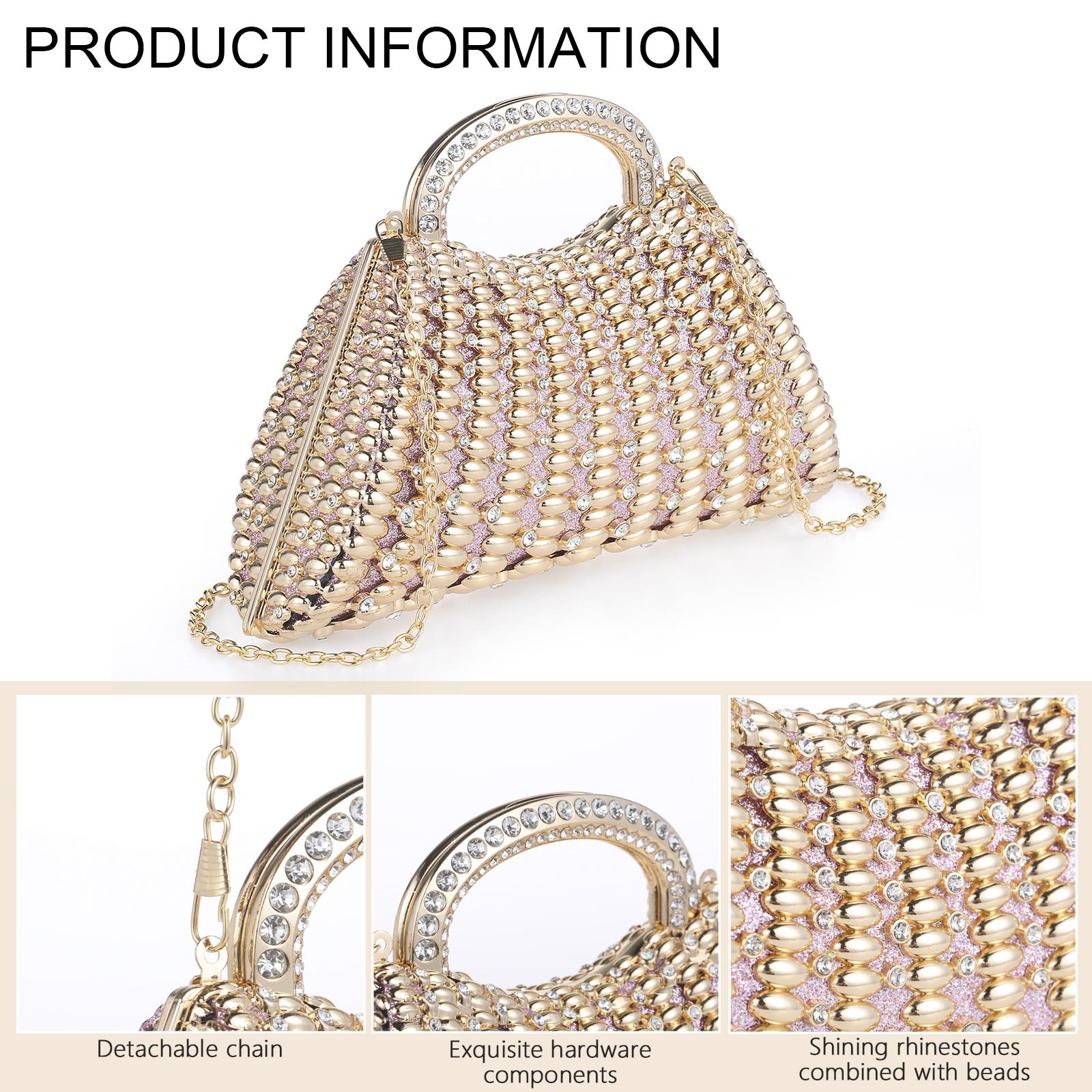 Cozyroomdirect Luxury Rhinestone Handbag