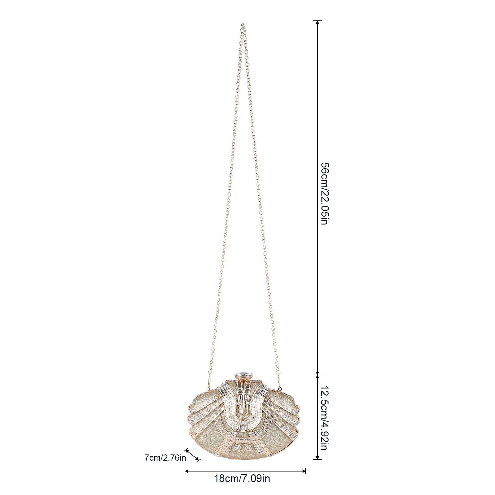 Cozyroomdirect Luxurious Rhinestone Evening Handbag