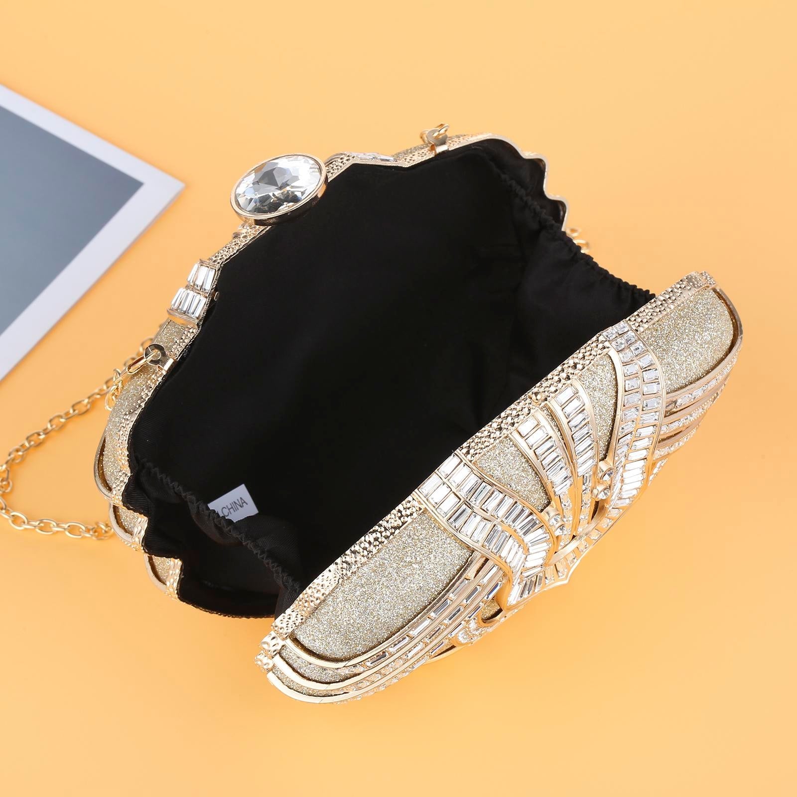 Cozyroomdirect Luxurious Rhinestone Evening Handbag