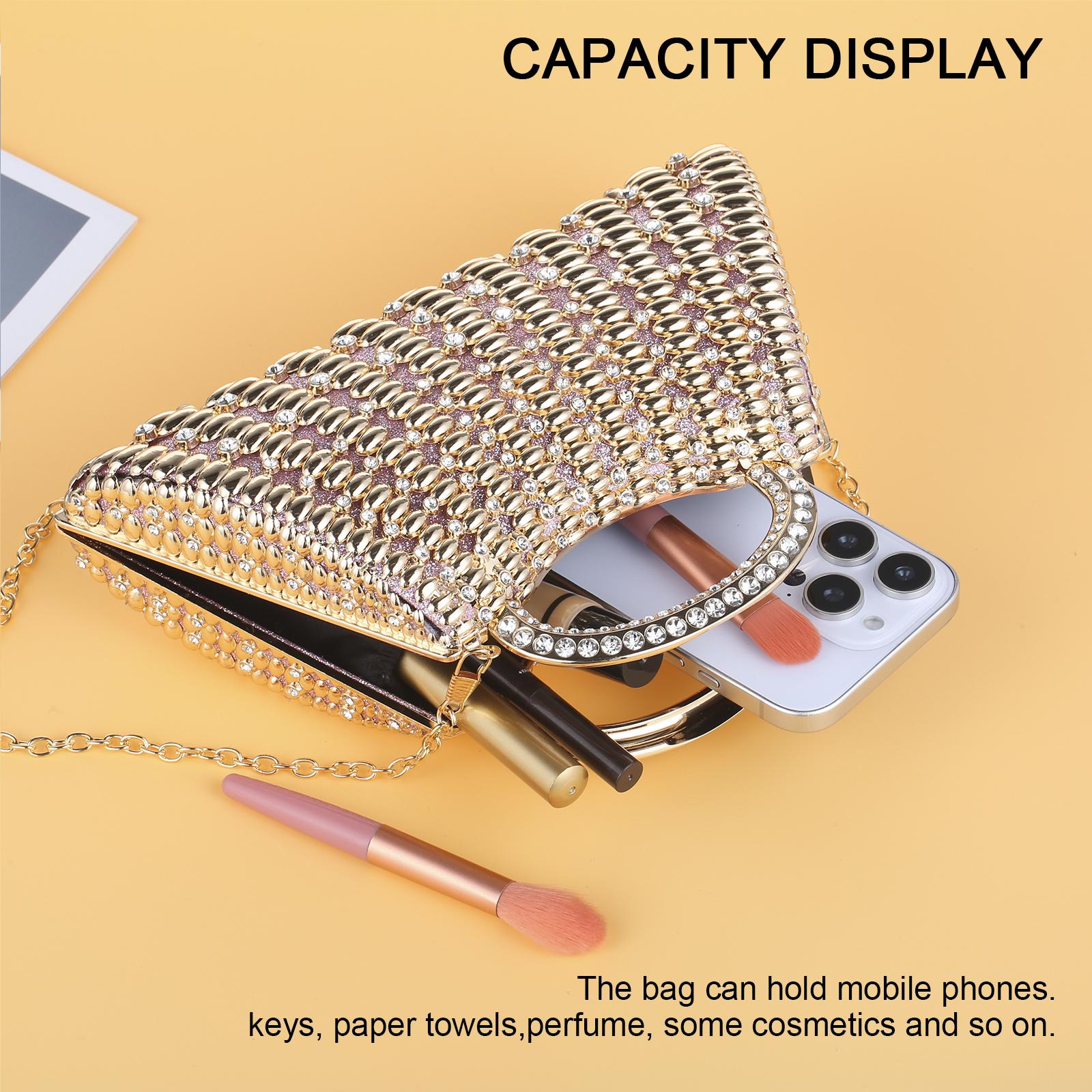 Cozyroomdirect Luxury Rhinestone Handbag