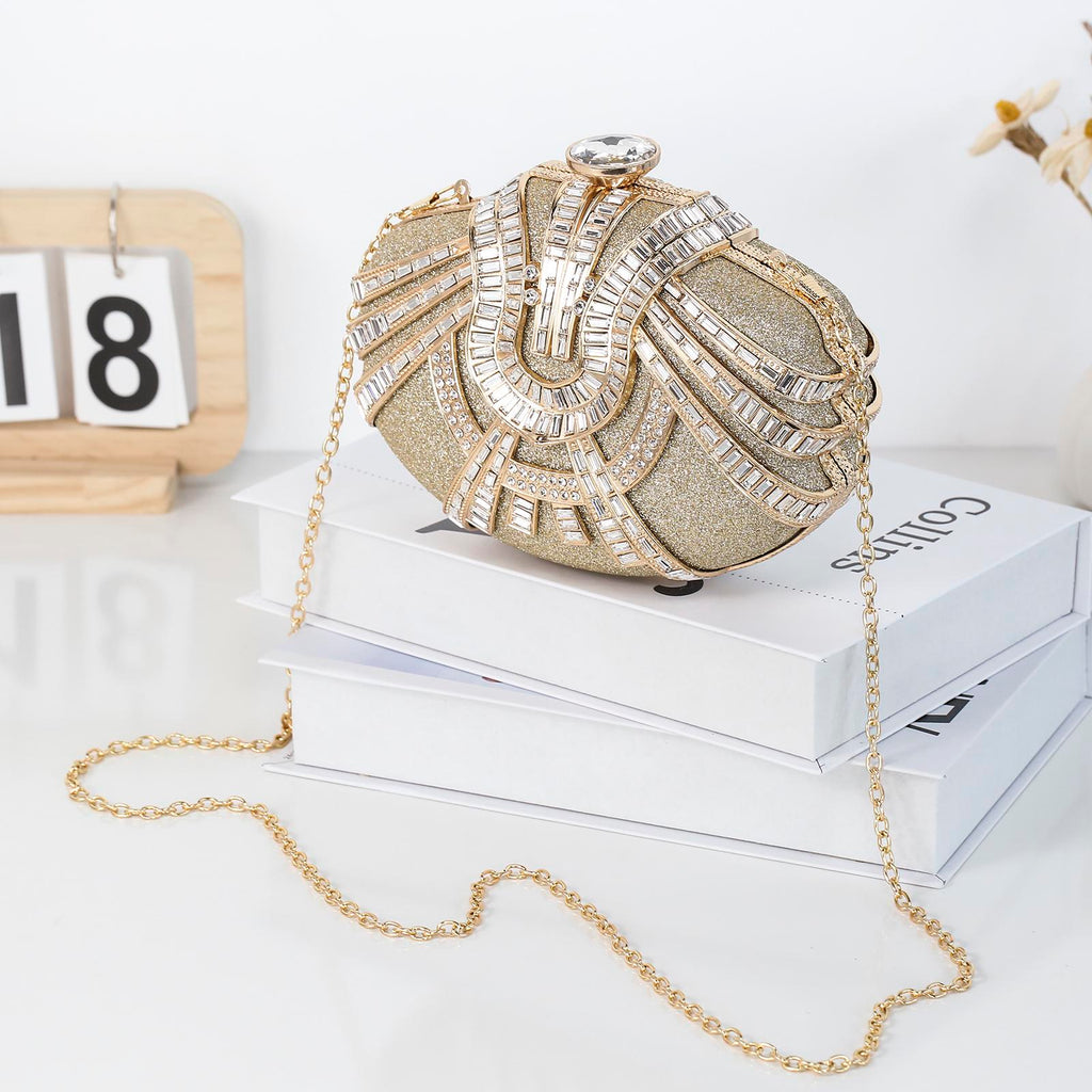 Cozyroomdirect Luxurious Rhinestone Evening Handbag