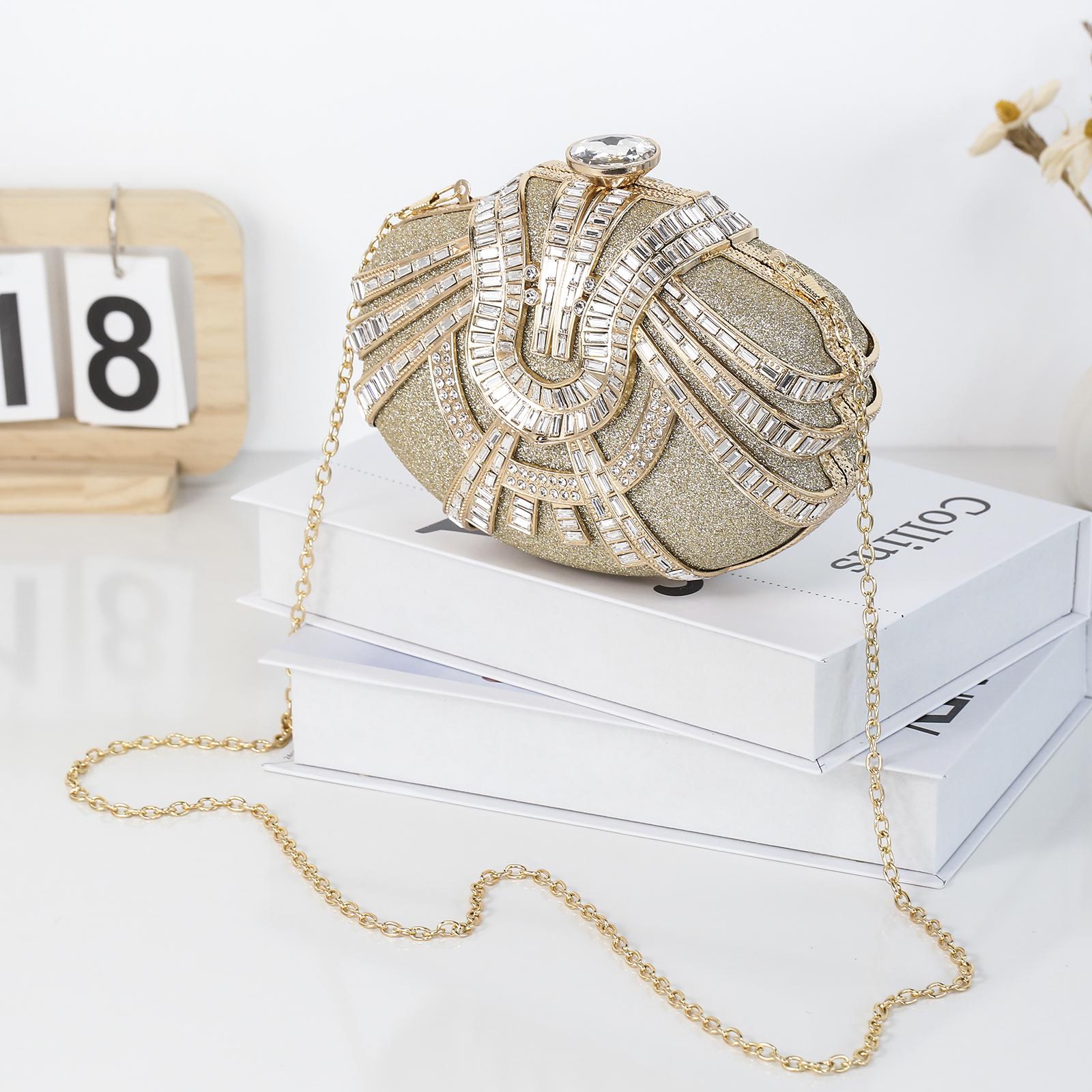 Cozyroomdirect Luxurious Rhinestone Evening Handbag
